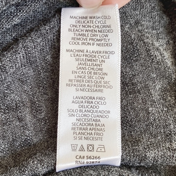 Splendid Ashbourne Knit Cut Out V Neck Top - XS - Picture 12 of 15